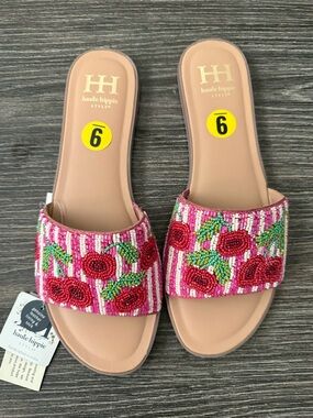 Brand new Viral Beaded Cherries Sandals Size 9